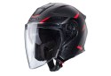 CABERG KASK OTWARTY JET OTWARTY FLYON II BOSS BLACK/GREY/RED MAT S