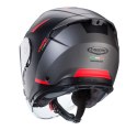 CABERG KASK OTWARTY JET OTWARTY FLYON II BOSS BLACK/GREY/RED MAT S