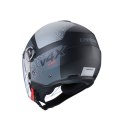 CABERG KASK OTWARTY JET Z BLENDĄ MODEL RIVIERA V4X ALPHA BLACK MAT/GREY L