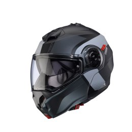 CABERG KASK FLIP-UP DUKE EVO INDY GREY/BLACK MAT XL PINLOCK W ZESTAWIE