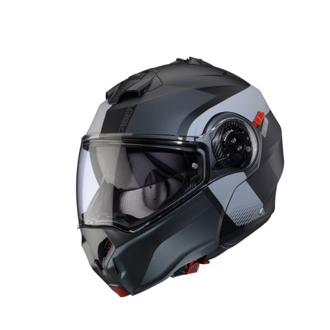 CABERG KASK FLIP-UP DUKE EVO INDY GREY/BLACK MAT XL PINLOCK W ZESTAWIE