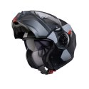 CABERG KASK FLIP-UP DUKE EVO INDY GREY/BLACK MAT M PINLOCK W ZESTAWIE