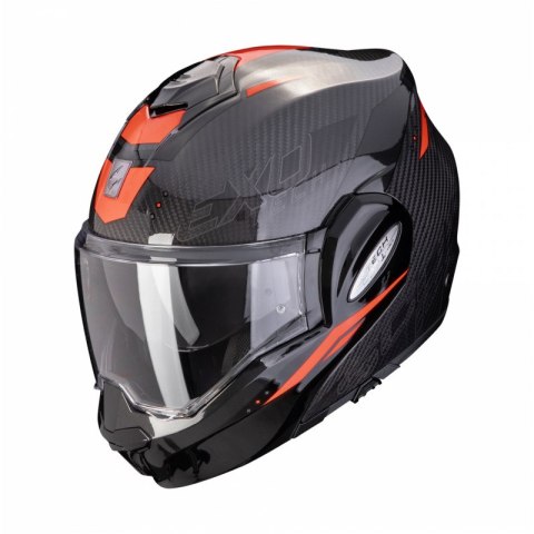 SCORPION KASK SZCZĘKOWY SZCZĘKA DO TYŁU EXO-TECH CARBON ROVER BK- L