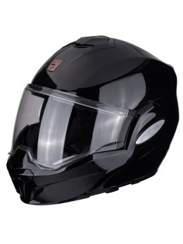 SCORPION KASK SZCZĘKOWY SZCZĘKA DO TYŁU EXO-TECH SOLID BLACK BLACK XL