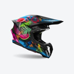 AIROH KASK CROSS / ENDURO / ATV / QUAD TWIST 3 AMAZONIA BLACK/GREEN/RED S