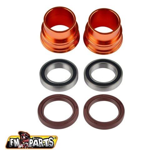 FM-PARTS ŁOŻYSKA KOŁA TYLNEGO KTM EXC '03-'23 KOLOR POMARAŃCZOWY