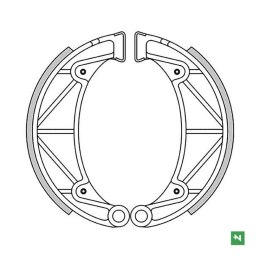 NEWFREN SZCZĘKI HAMULCOWE YAMAHA SR 250 87-94 150X25MM