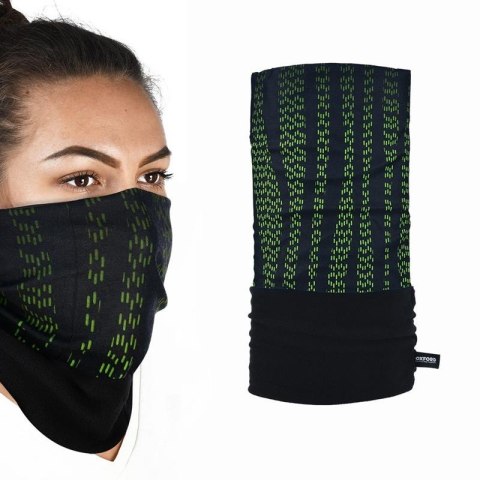 OXFORD KOŁNIERZ OCIEPLAJĄCY SNUG HASTE GREEN KOLOR CZARNY/ZIELONY OXFORD KOŁNIERZ OCIEPLAJĄCY SNUG HASTE GREEN KOLOR CZARNY/ZIELONY