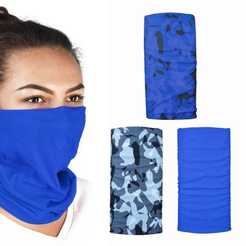 OXFORD KOŁNIERZ WIELOFUNKCYJNY WIATROODPORNY COMFY HAVOC 3 SZTUKI W OPAKOWANIU CAMO