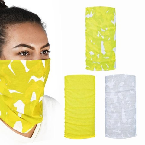 OXFORD KOŁNIERZ WIELOFUNKCYJNY WIATROODPORNY COMFY HAVOC FLUO 3 SZTUKI W OPAKOWANIU CAMO