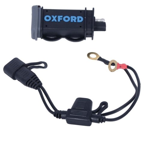 OXFORD ŁADOWARKA UNIWERSALNA USB 12V 2,1 AMPERA KOLOR CZARNY OXFORD ŁADOWARKA UNIWERSALNA USB 12V 2,1 AMPERA KOLOR CZARNY