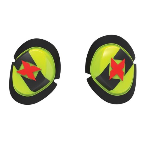 OXFORD SLIDERY DO KOMBINEZONU SKÓRZANEGO ICON KOLOR CZARNY/ŻÓŁTY FLUO