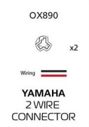 OXFORD ZŁĄCZE PRZEWÓD PRZEJŚCIÓWKA KABEL PRZEDŁUŻACZ KIERUNKOWSKAZÓW LED I ŻARÓWKOWYCH DO KOSTKI OEM DWA