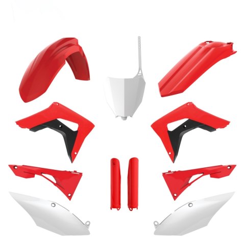 POLISPORT KPL PLASTIKÓW CRF 250RX 19-21 450RX 17-20 W ZEST. TABLICA 8667200002 I OSŁ
