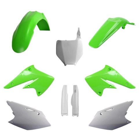 POLISPORT KPL PLASTIKÓW KX 250F 04-05 W ZEST. TABLICA 8660800002 I OSŁONY AMORTYZARORÓW