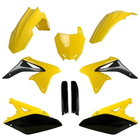 POLISPORT KPL PLASTIKÓW RMZ 250 10-18 W ZEST. TABLICA 8659300001 I OSŁONY AMORTYZARORÓW 8