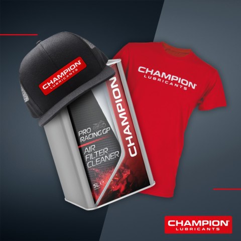 CHAMPION PŁYN DO MYCIA FILTRÓW PRORACING GP AIR FILTER CLEANER 5L+ CZAPKA I KOSZULKA GRATIS