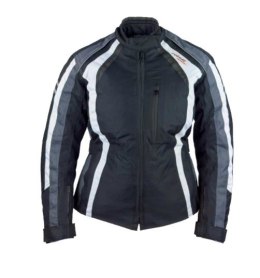 ROLEFF KURTKA TEKSTYŁ DAMSKA LADY KOLOR CZARNY/SZARY/BIAŁY ROZMIAR XL