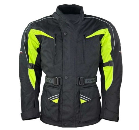 ROLEFF KURTKA TEKSTYŁ KOLOR CZARNY/ŻÓŁTY FLUO ROZMIAR XL