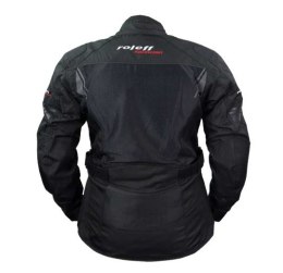 ROLEFF KURTKA TEKSTYŁ LETNIA MESH DAMSKA LADY KOLOR CZARNY ROZMIAR XL