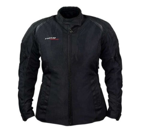 ROLEFF KURTKA TEKSTYŁ LETNIA MESH DAMSKA LADY KOLOR CZARNY ROZMIAR XXL