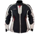 ROLEFF KURTKA TEKSTYŁ LETNIA MESH DAMSKA LADY BLACK/BEŻOWY/RED L