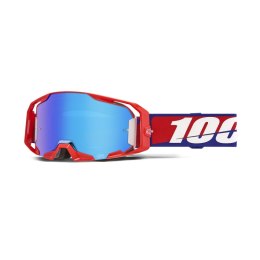 100 PROCENT GOGLE ARMATIC BEST - MIRROR BLUE LENS -