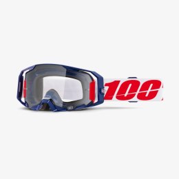 100 PROCENT GOGLE ARMATIC MACH Z - CLEAR LENS -