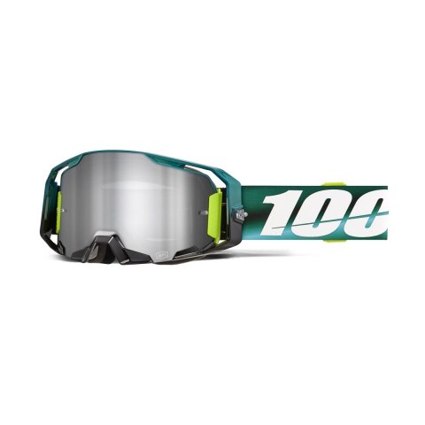 100 PROCENT GOGLE ARMATIC POLARITY - MIRROR SILVER LENS -