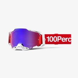 100 PROCENT GOGLE ARMEGA CORBIN - MIRROR BLUE/RED LENS -