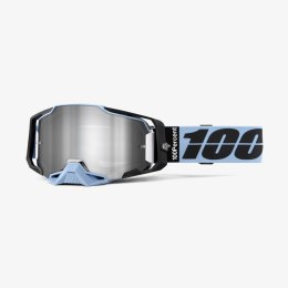 100 PROCENT GOGLE ARMEGA PETROS - MIRROR SILVER LENS -