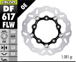 GALFER TARCZA HAMULCOWA PRZÓD KTM 890SMT 23-25 WAVE FLOATING 260X107X5MM