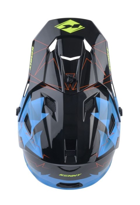 KENNY RACING KASK ROWEROWY MTB DECADE GRAPHIC SMASH BLUE BLUE L MIPS