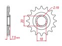 GROSSKOPF ZĘBATKA PRZEDNIA 340 12 HONDA CR 125 '87-'03 (JTF326.12)