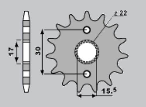 JR ZĘBATKA PRZEDNIA 14 HONDA CR 80/85 JTF1256. 14 JR ZĘBATKA PRZEDNIA 14 HONDA CR 80/85 JTF1256. 14