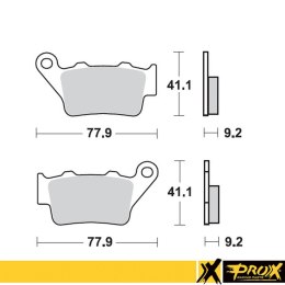 PROX KLOCKI HAMULCOWE KH208 KTM125 200 250 94 03