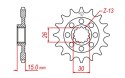 CHT ZĘBATKA PRZÓD 2198 17 BMW S1000RR 09-15, S 1000R 13-22, 1000XR 14-22, H