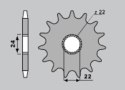 CHT ZĘBATKA PRZEDNIA 14 APRILIA 125 RX 90-02 RS125