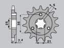 CHT ZĘBATKA PRZEDNIA 15 SUZUKI DR 600 650 437-15