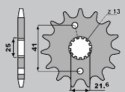 CHT ZĘBATKA PRZEDNIA 438 15 SUZUKI GR 650 438-15