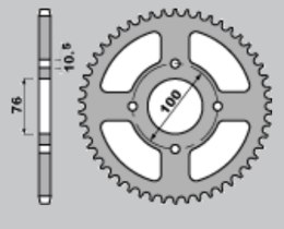 CHT ZĘBATKA TYŁ 4301 43 430143 SUZUKI LT-E LTE 250/300/500 82-87, LTR LT-R