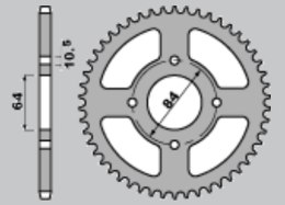 CHT ZĘBATKA TYLNA 4302 41