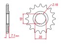 GROSSKOPF ZĘBATKA PRZÓD 432 11 SUZUKI RM 125`92-11 -1 JTF427.11