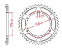GROSSKOPF ZĘBATKA TYLNA STUNT 53 C45 CBR 600F/RR