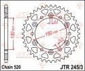JT ZĘBATKA TYLNA 4309 45 HONDA NX 650 88 90