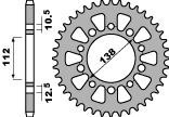 PBR ZĘBATKA TYŁ 4384 42 C45 HONDA CB CBR 520 42
