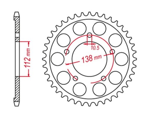 GROSSKOPF ZĘBATKA TYLNA 48 YAMAHA R6 99-02 530