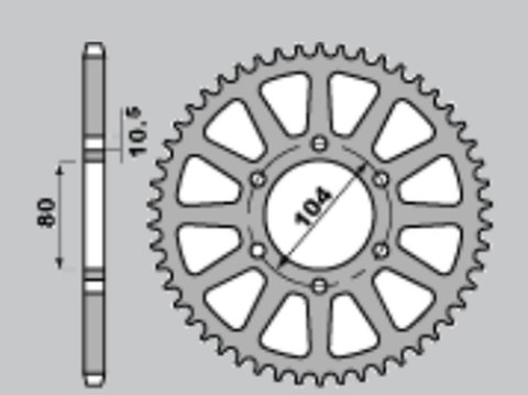 JR ZĘBATKA TYLNA 478 40 KAWASAKI ZX6R (05-13), Z750 (JTR478.40) (ŁAŃC. 520)