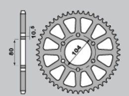 JR ZĘBATKA TYLNA 478 42 KAWASAKI