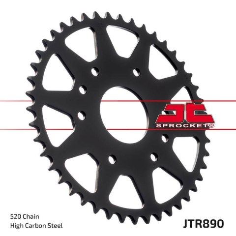 JT ZĘBATKA TYLNA 4675 42 KTM 200 DUKE/RC 15-18 467542JTZBK ŁAŃC. 520 BLACK JT ZĘBATKA TYLNA 4675 42 KTM 200 DUKE/RC 15-18 467542JTZBK ŁAŃC. 520 BLACK